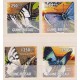 MARIPOSAS GUINEA BISSAU SERIE COMPLETA DE ESTAMPILLAS NUEVAS MINT